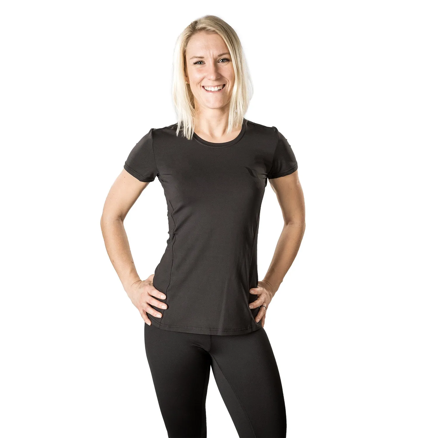 Back on Track Ophelia t-shirt femme noir respirant