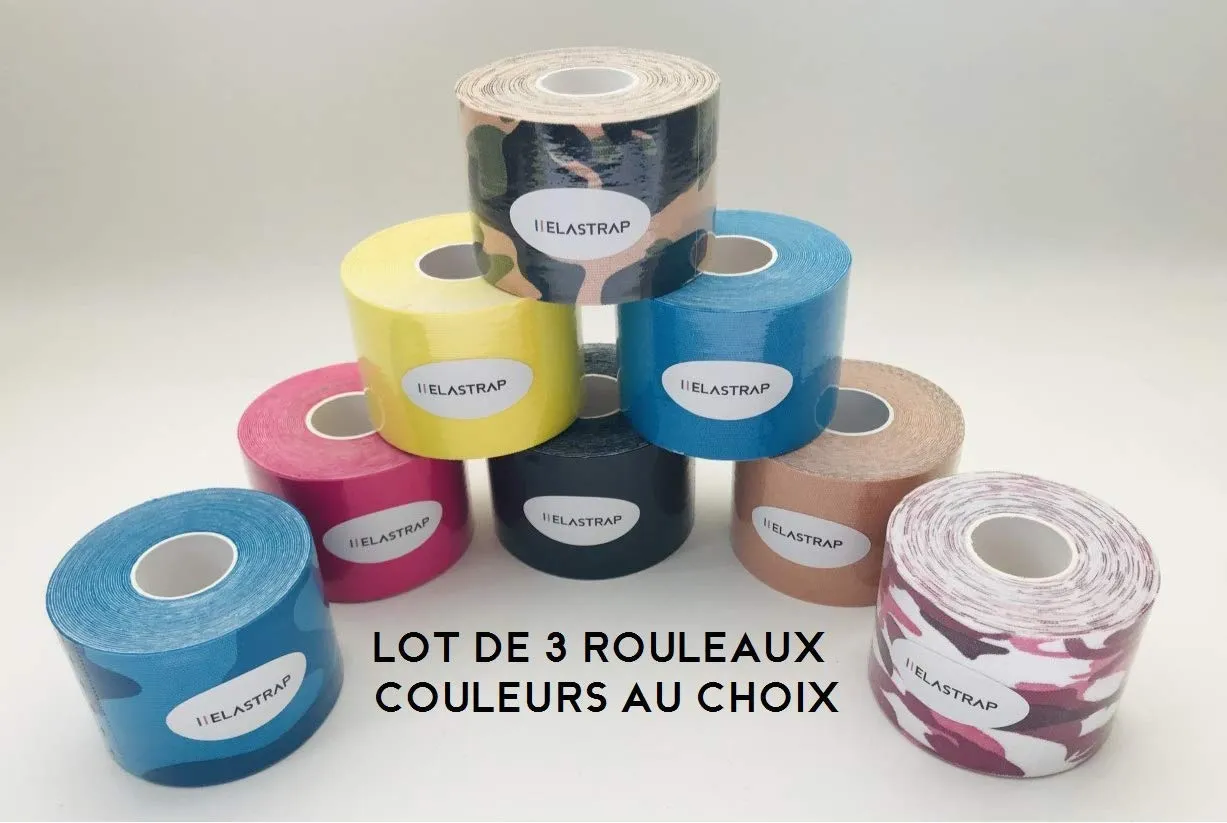 ELASTRAP Bande Taping Chevaux Équitation Lot x30 Couleurs au Choix