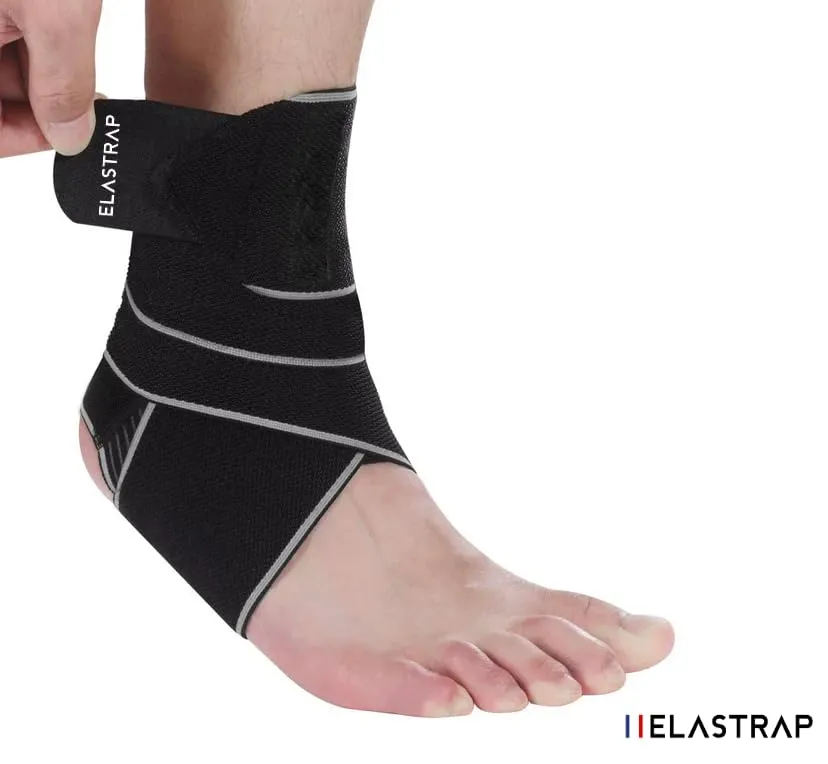 Elastrap chevillère réglable cheville noir taille unique