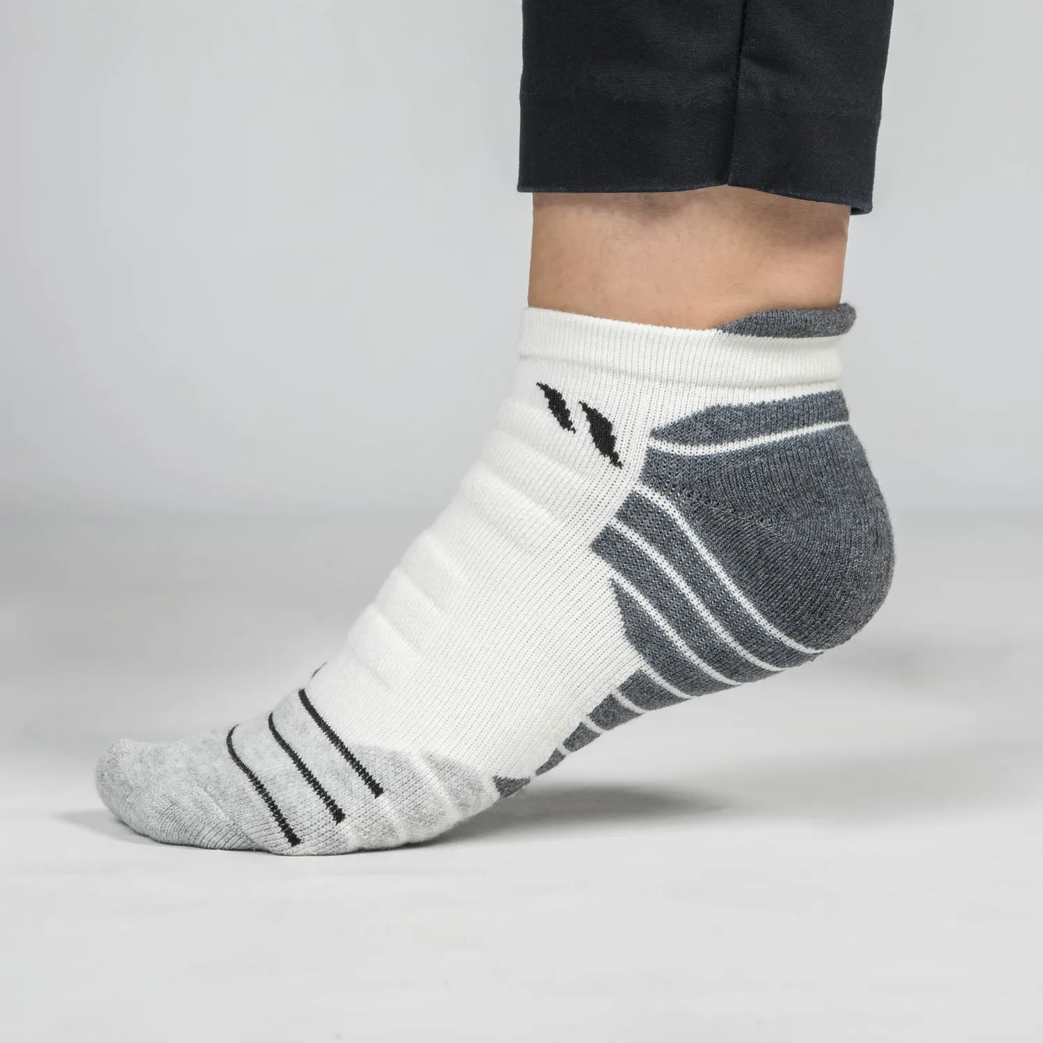 Back on Track Aspen chaussettes basses blanc S thermorégulantes