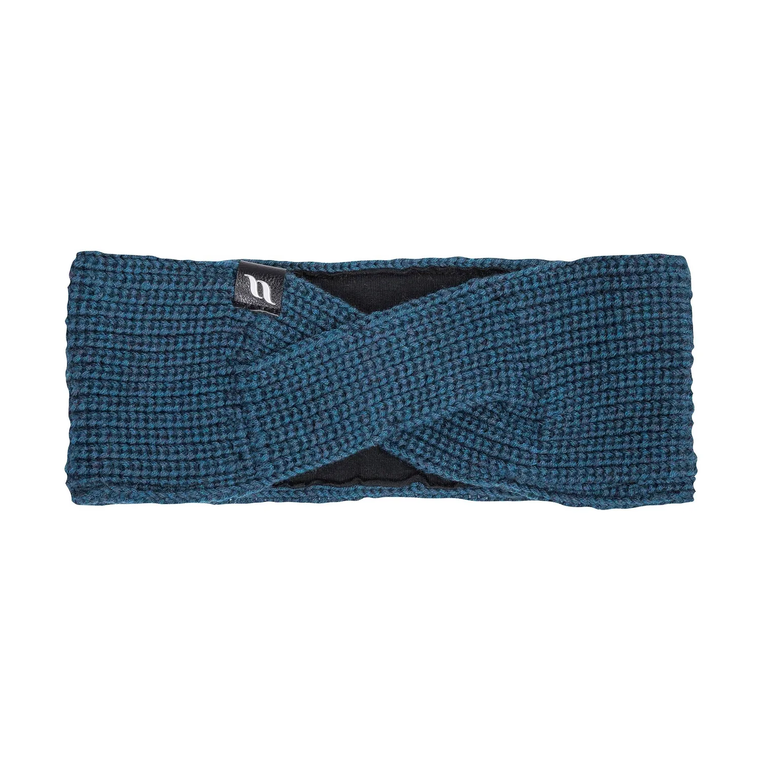 Back on Track Nora bandeau laine torsadé bleu taille unique