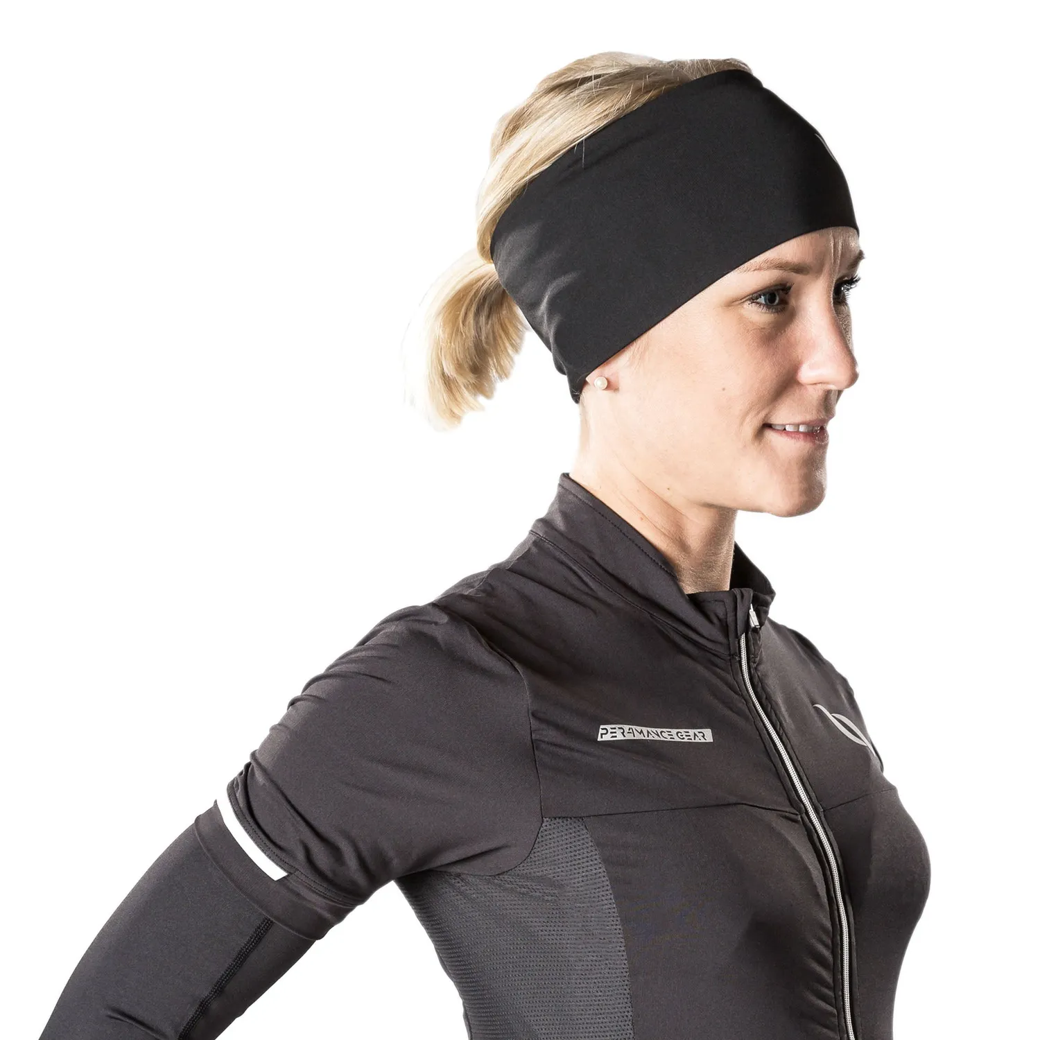 Back on Track Jamie bandeau sport noir 7 cm respirant