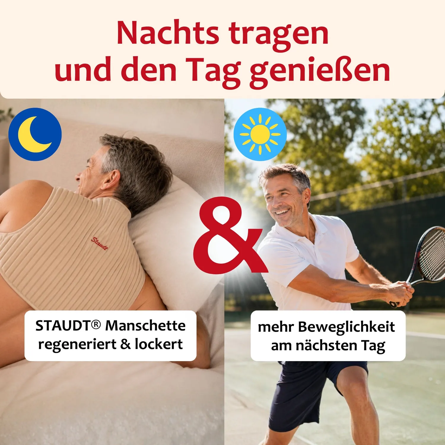 Staudt Halswirbel-Schulter-Manschette manchette nuque taille S-XL