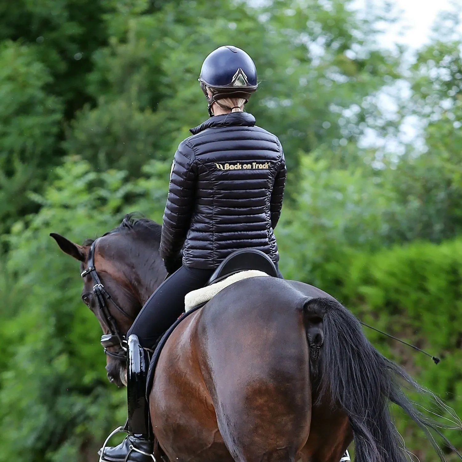 Back on Track Grace veste femme noir matelassée