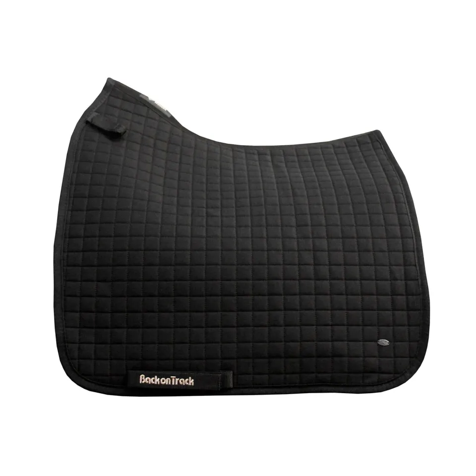 Back on Track No 2 tapis dressage cheval noir Full dégarrotté