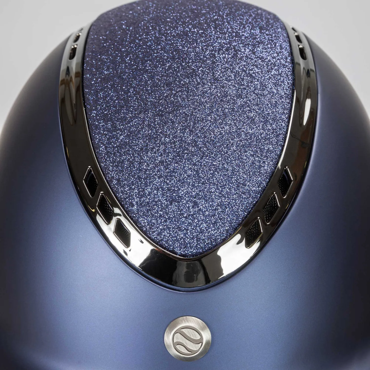 Back on Track Pardus casque équitation bleu marine M