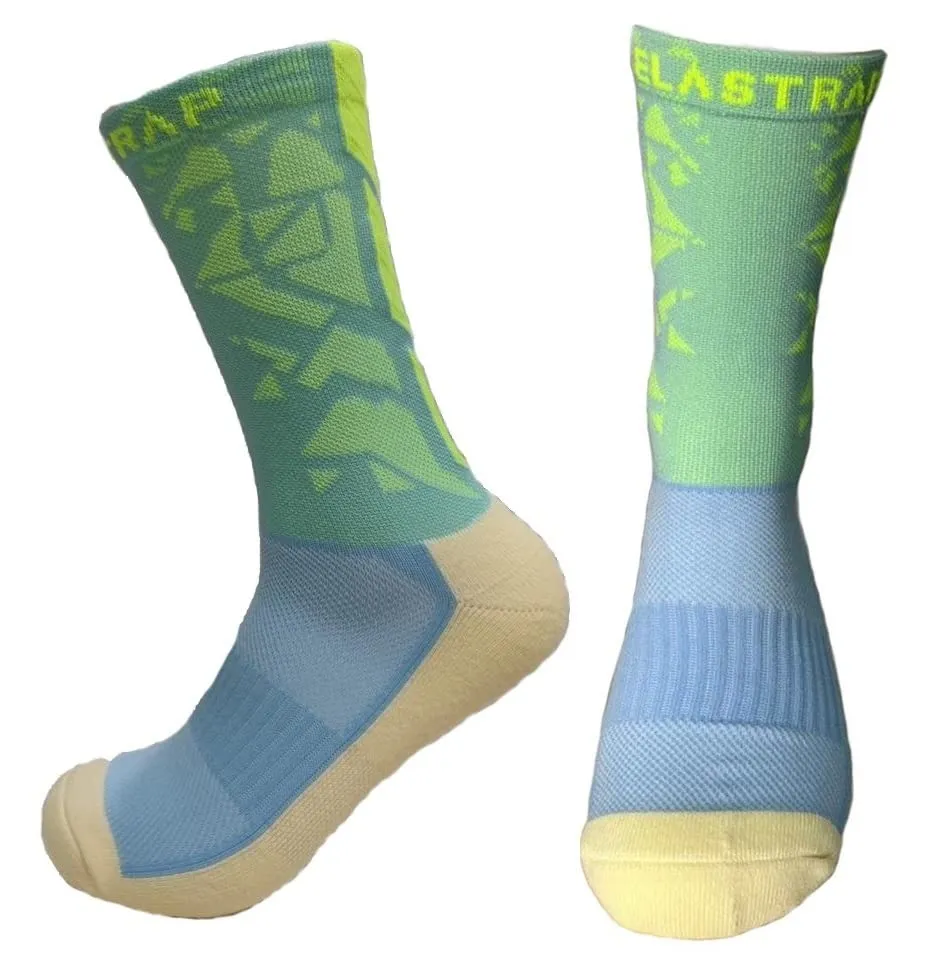 Elastrap Technique Performance chaussettes bleu jaune 41-45