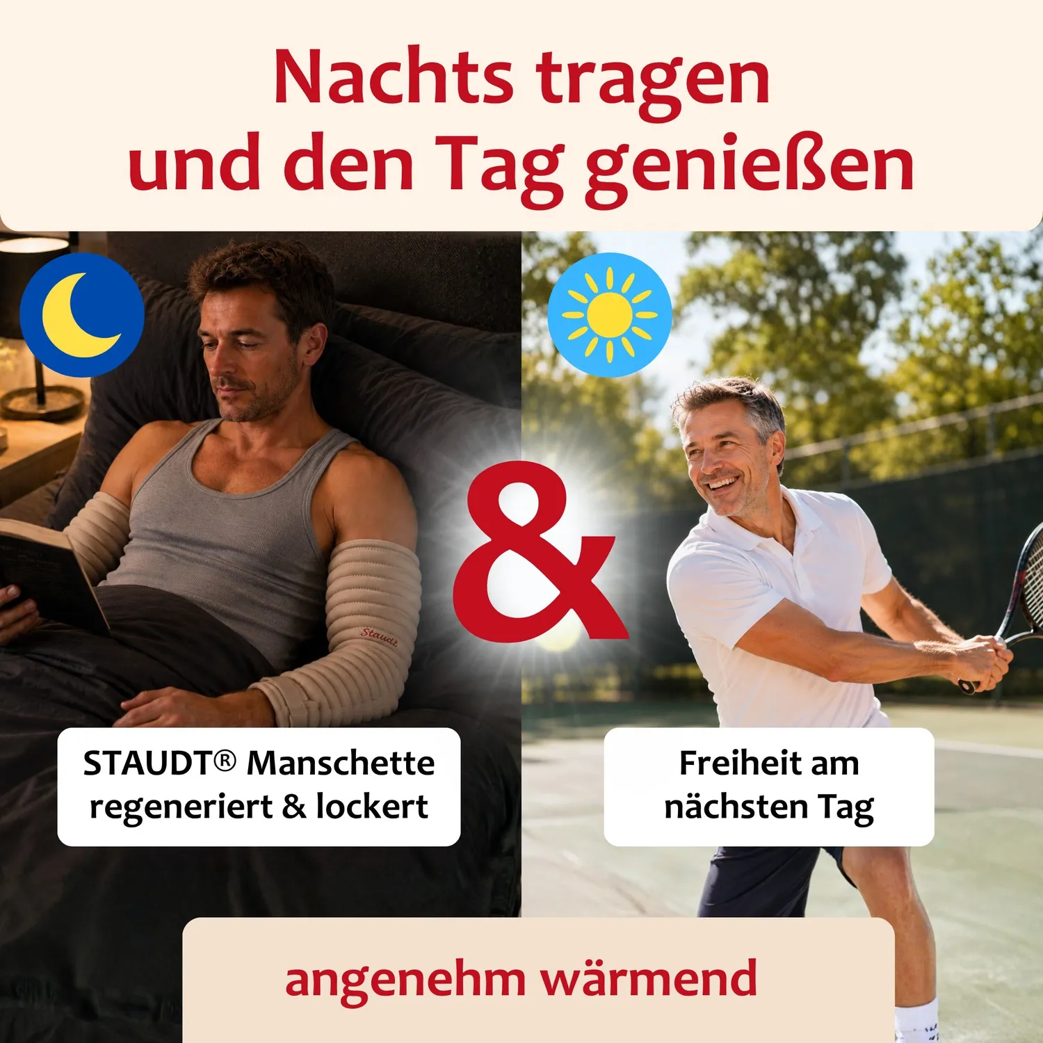 Staudt Ellbogen-Manschetten manchette coude taille S-XL