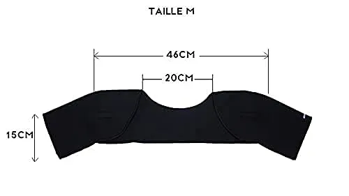 ELASTRAP épaulière double M néoprène magnétique