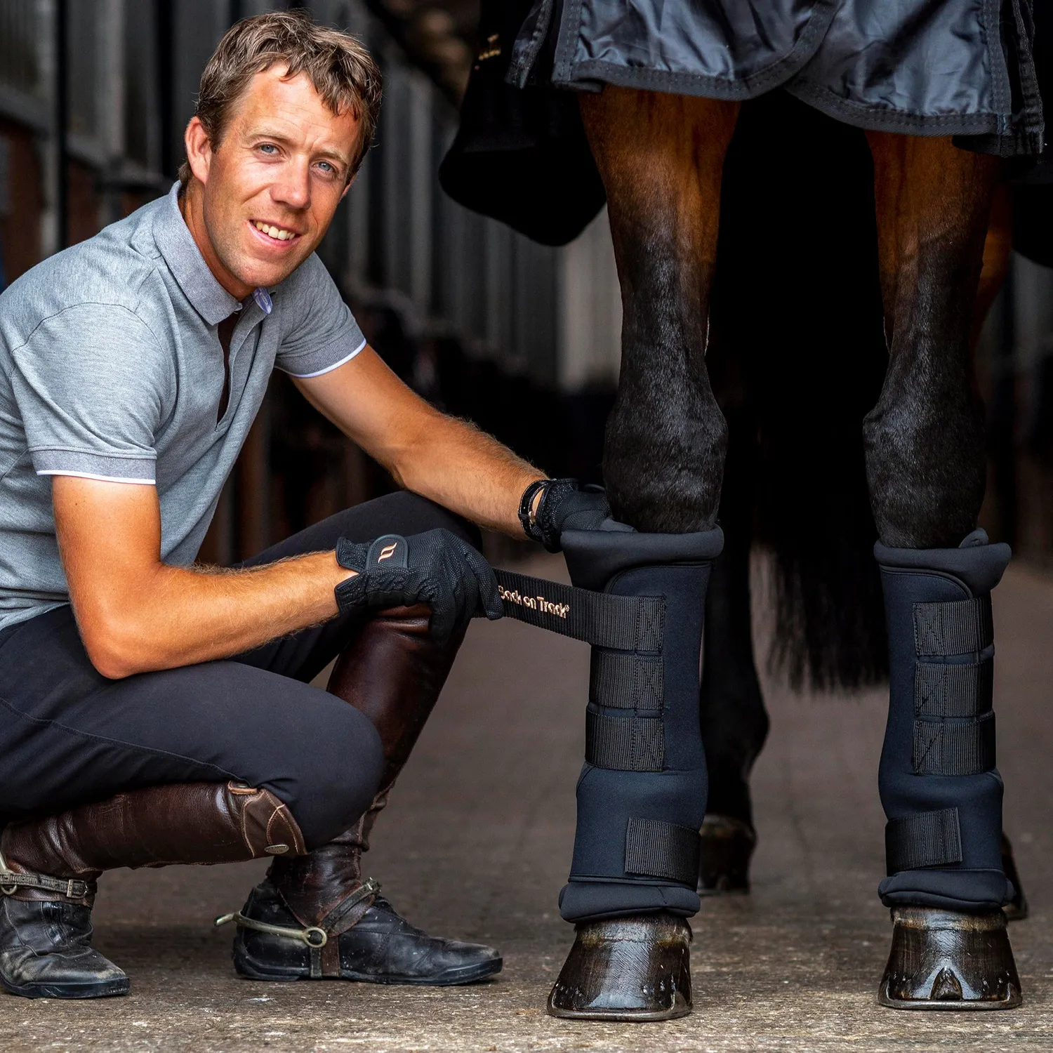 Back on Track Royal Quick Wraps guêtres cheval noir
