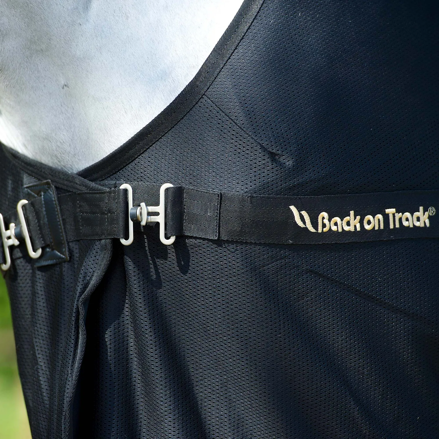 Back on Track Mia chemise maille cheval noire