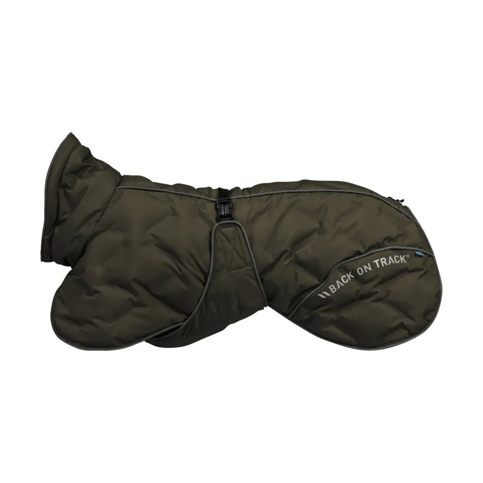 Back on Track Bay manteau chien vert olive imperméable