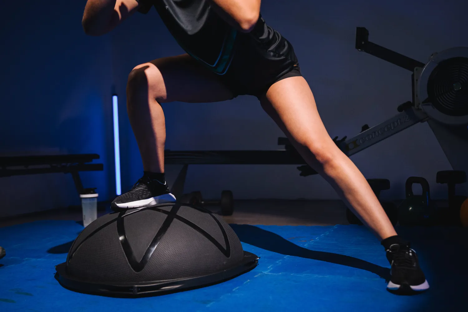 AVA CR7 Bosu ballon d’équilibre avec bandes et pompe 200 kg