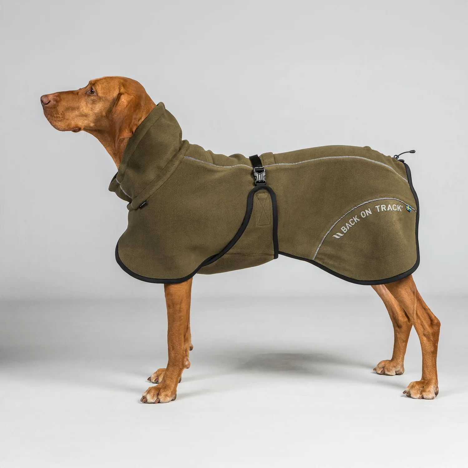 Back on Track Bay manteau polaire chien noir 50 queue haute