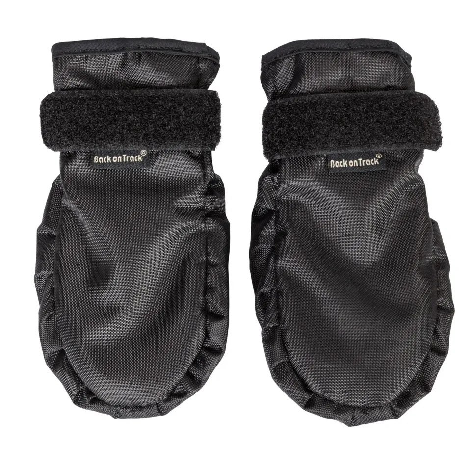 Back on Track Koda chaussures chien noires paire antidérapantes