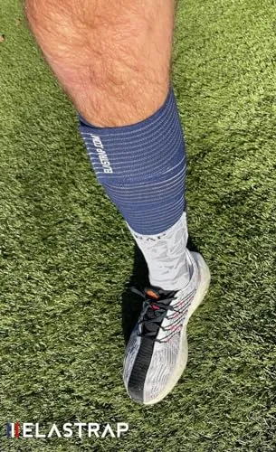 Elastrap manchon mollet strapping bleu 180 cm