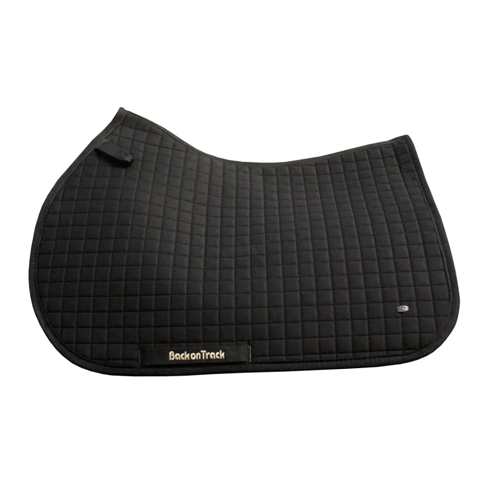 Back on Track No 2 tapis selle jumping noir dégarrotté