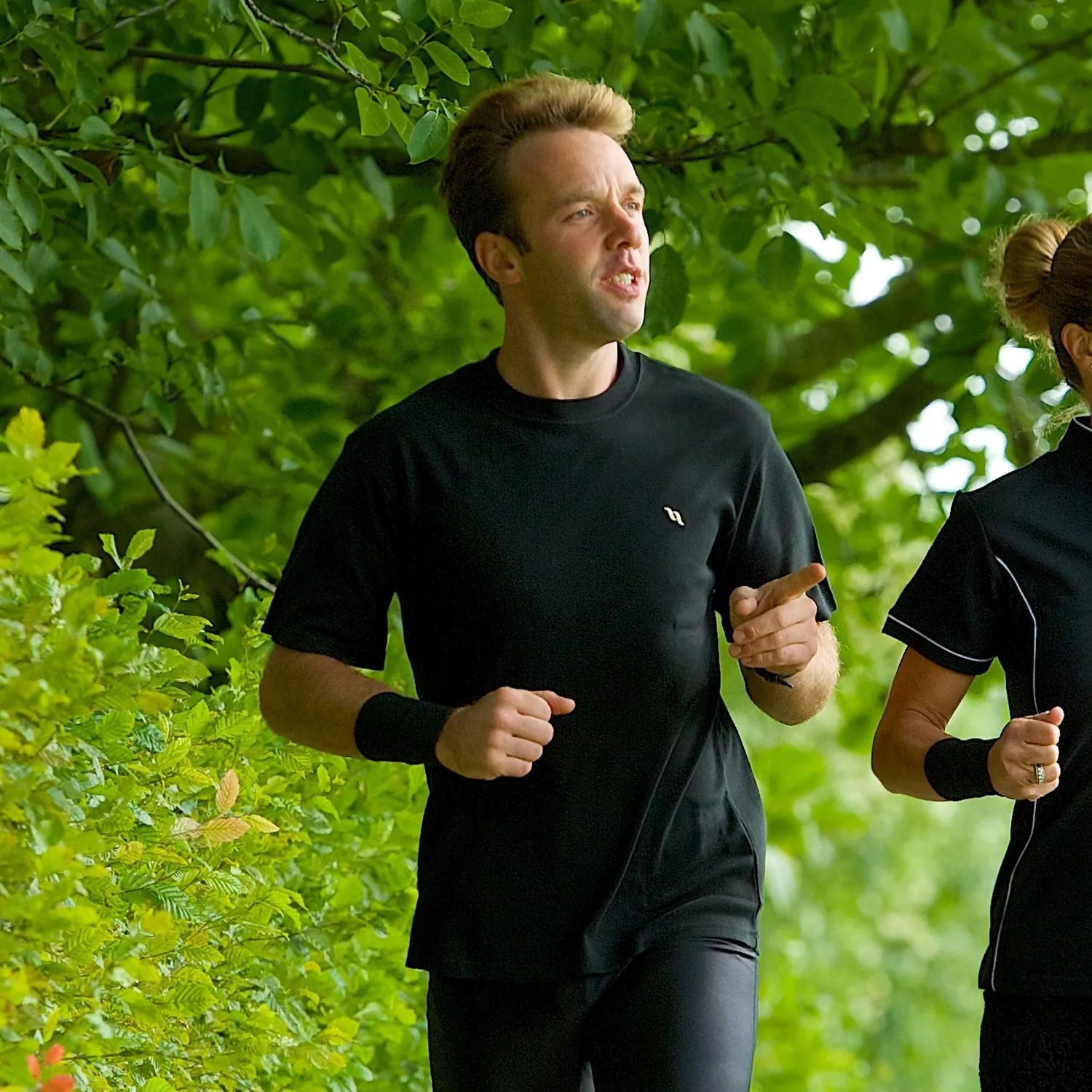 Back on Track T-shirt thermique noir M effet dos