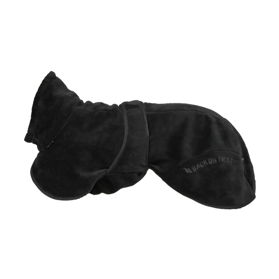 Back on Track Bay manteau séchage chien noir 50 séchage rapide