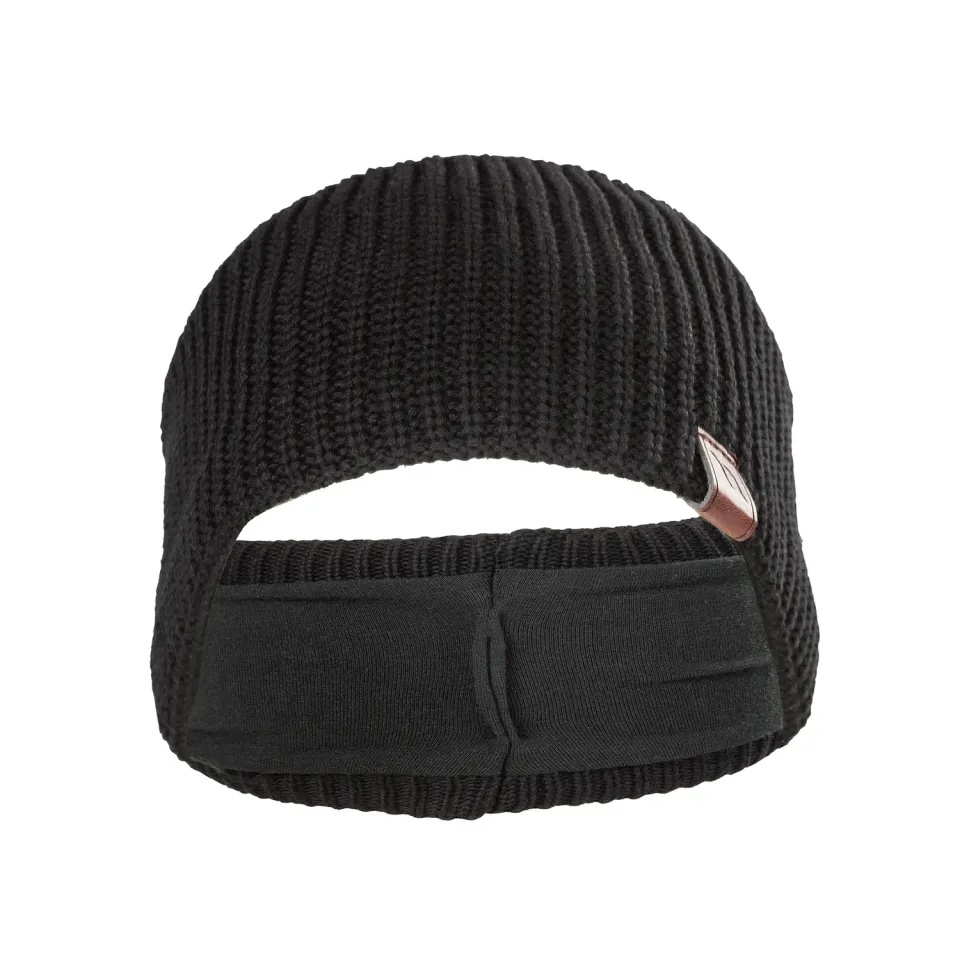 Back on Track Cotton bandeau coton noir oreilles