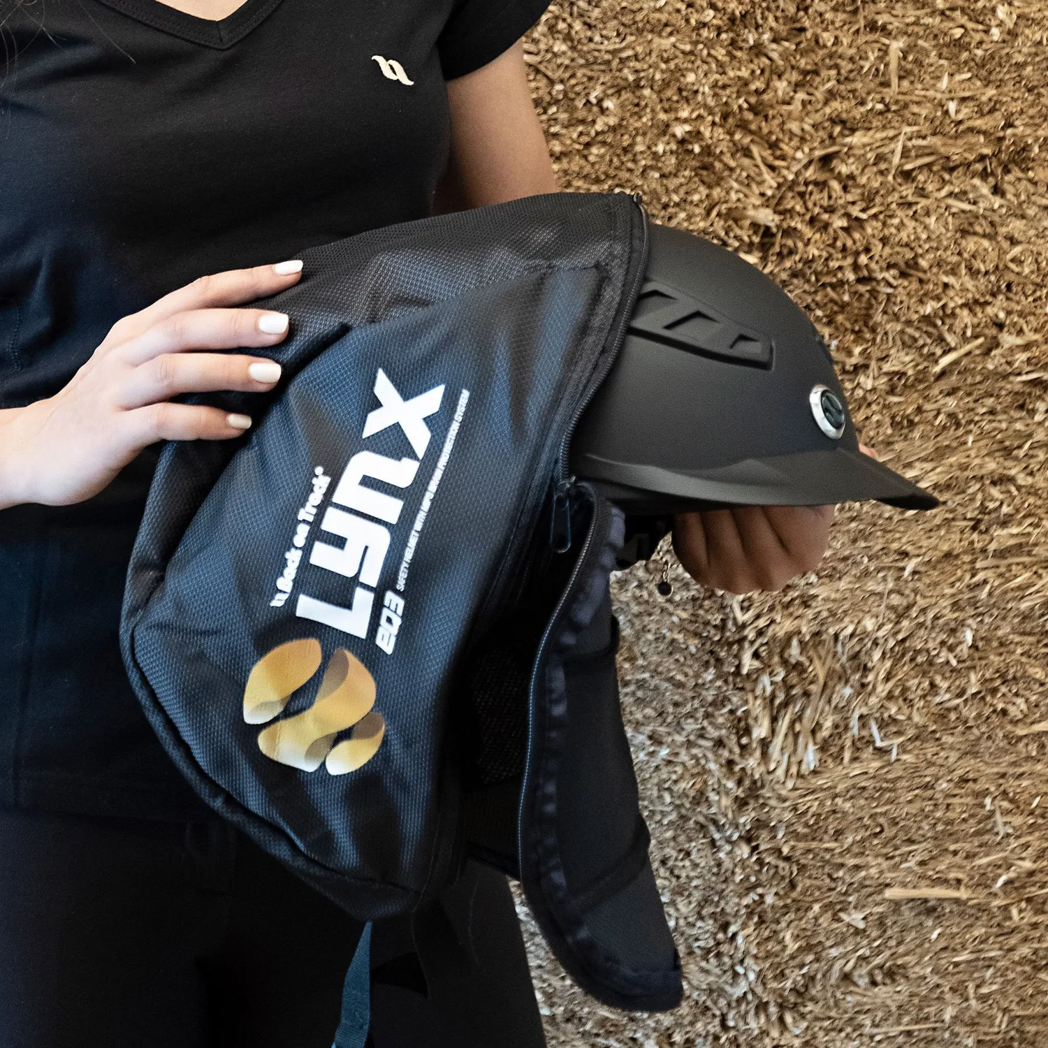 Back on Track EQ3 sac casque noir taille unique