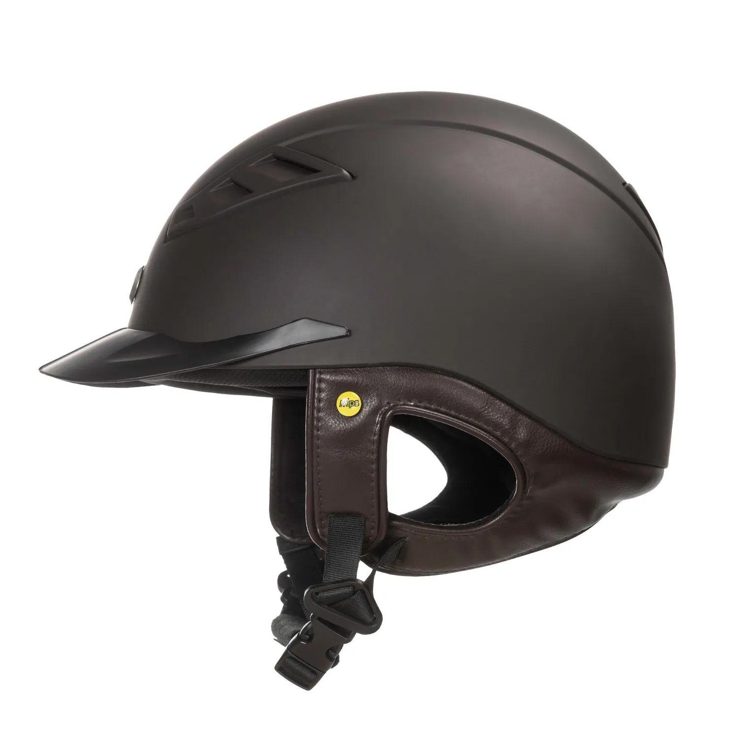 Back on Track EQ3 Lynx casque équitation marron Mips