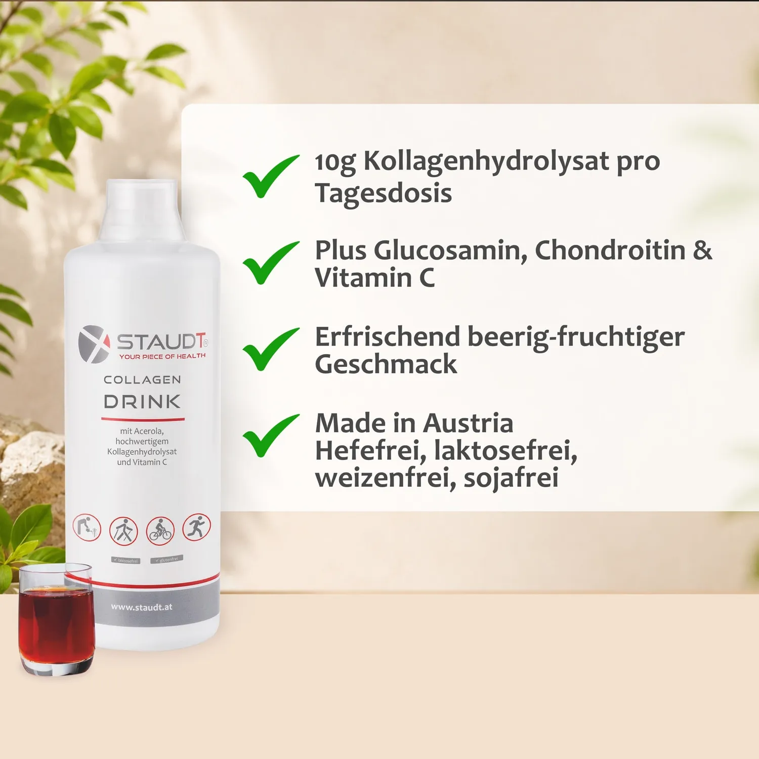 Staudt Collagen Drink boisson collagène