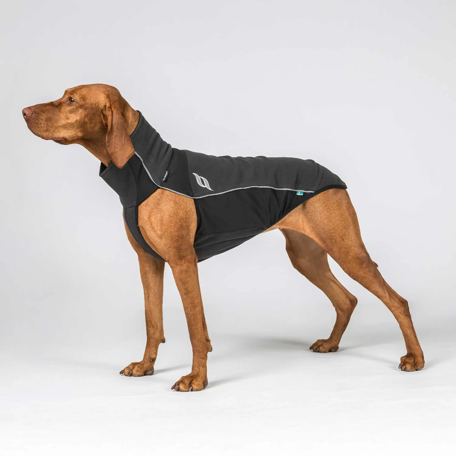 Back on Track Bark combinaison chien noire 45 sous-couche polaire