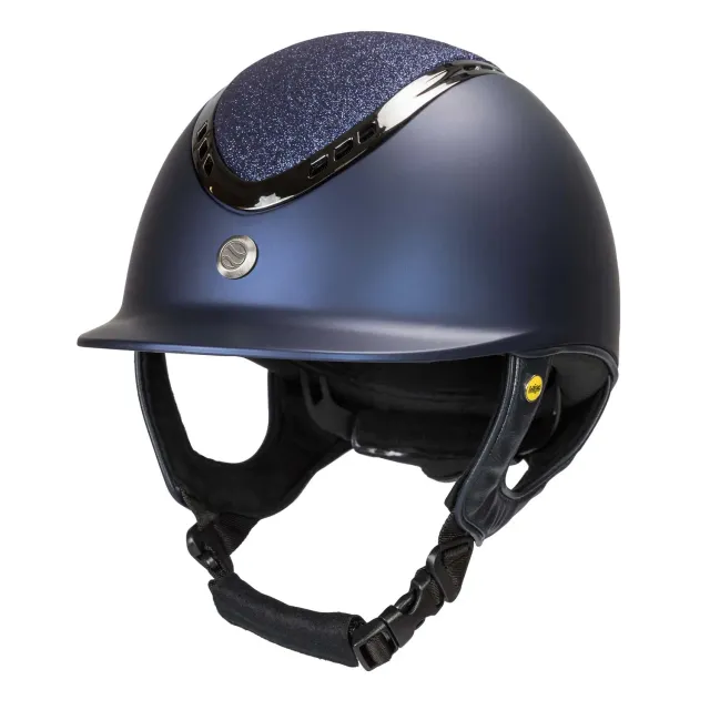 Back on Track Pardus casque équitation bleu marine M