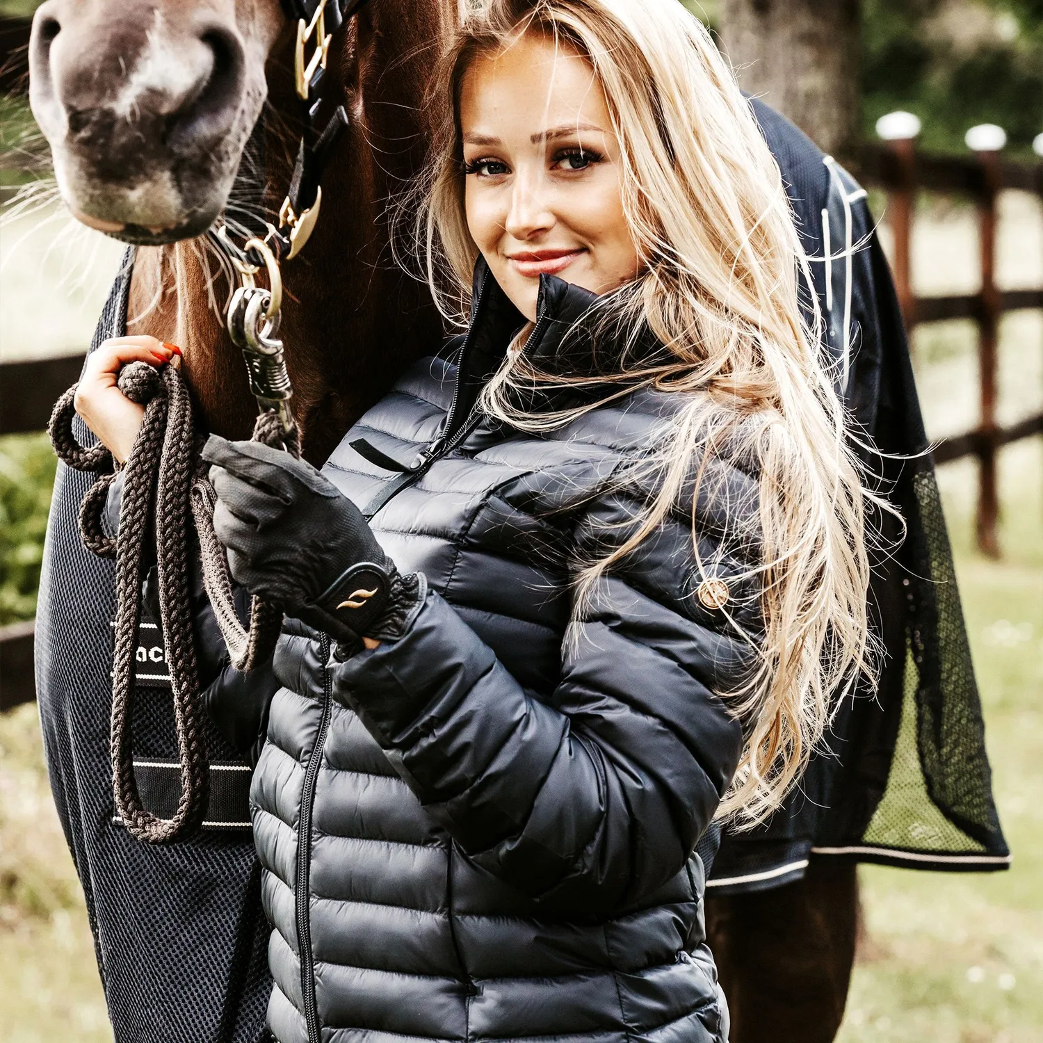 Back on Track Grace veste femme noir matelassée chaude