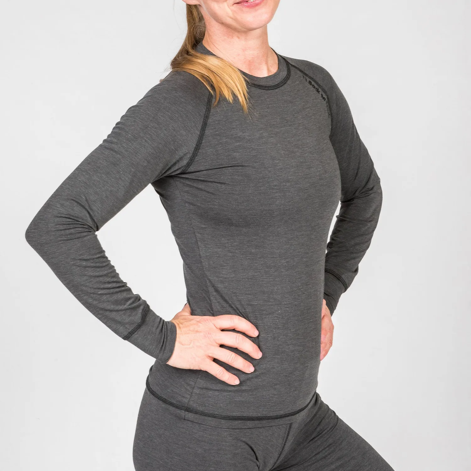 Back on Track Lydia Haut thermique femme gris