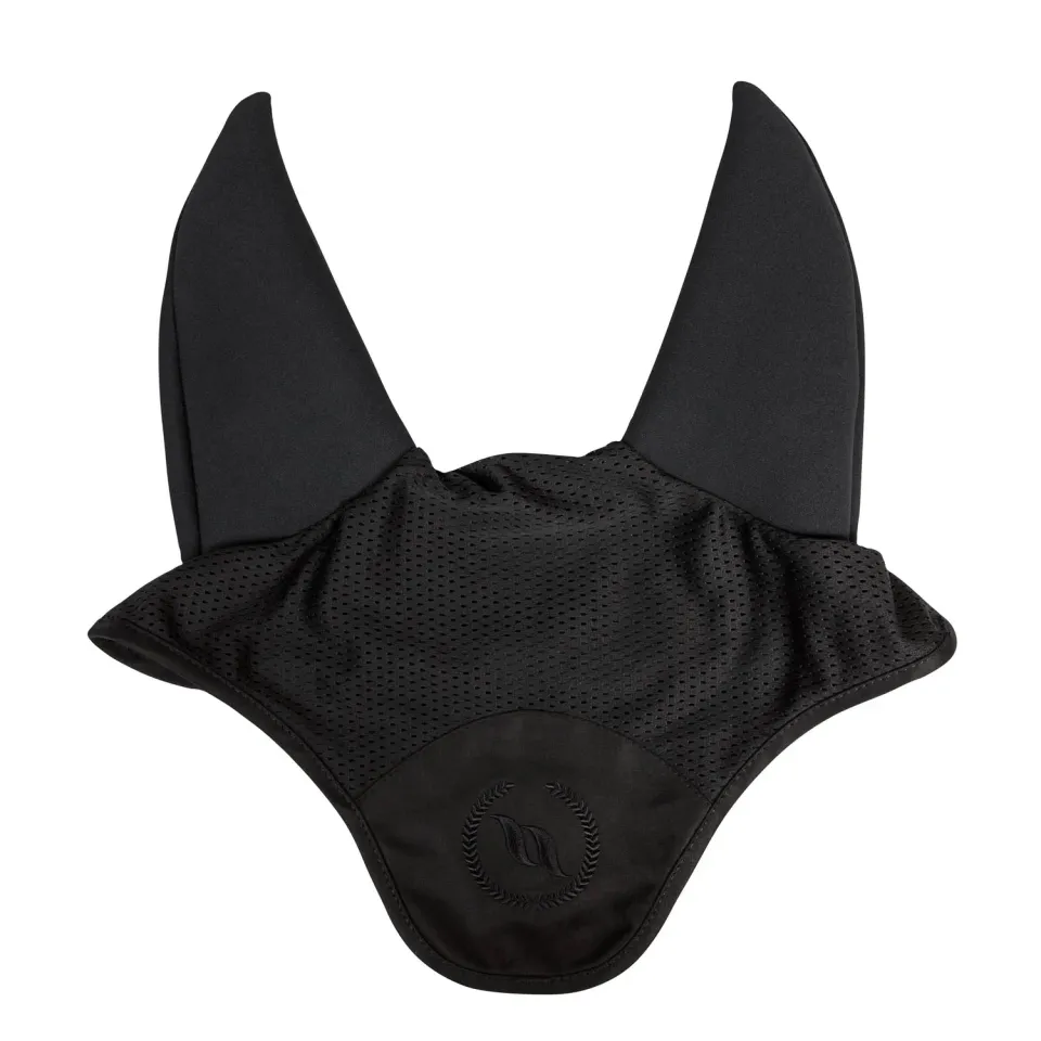 Back on Track Aureum bonnet anti-bruit cheval noir Full