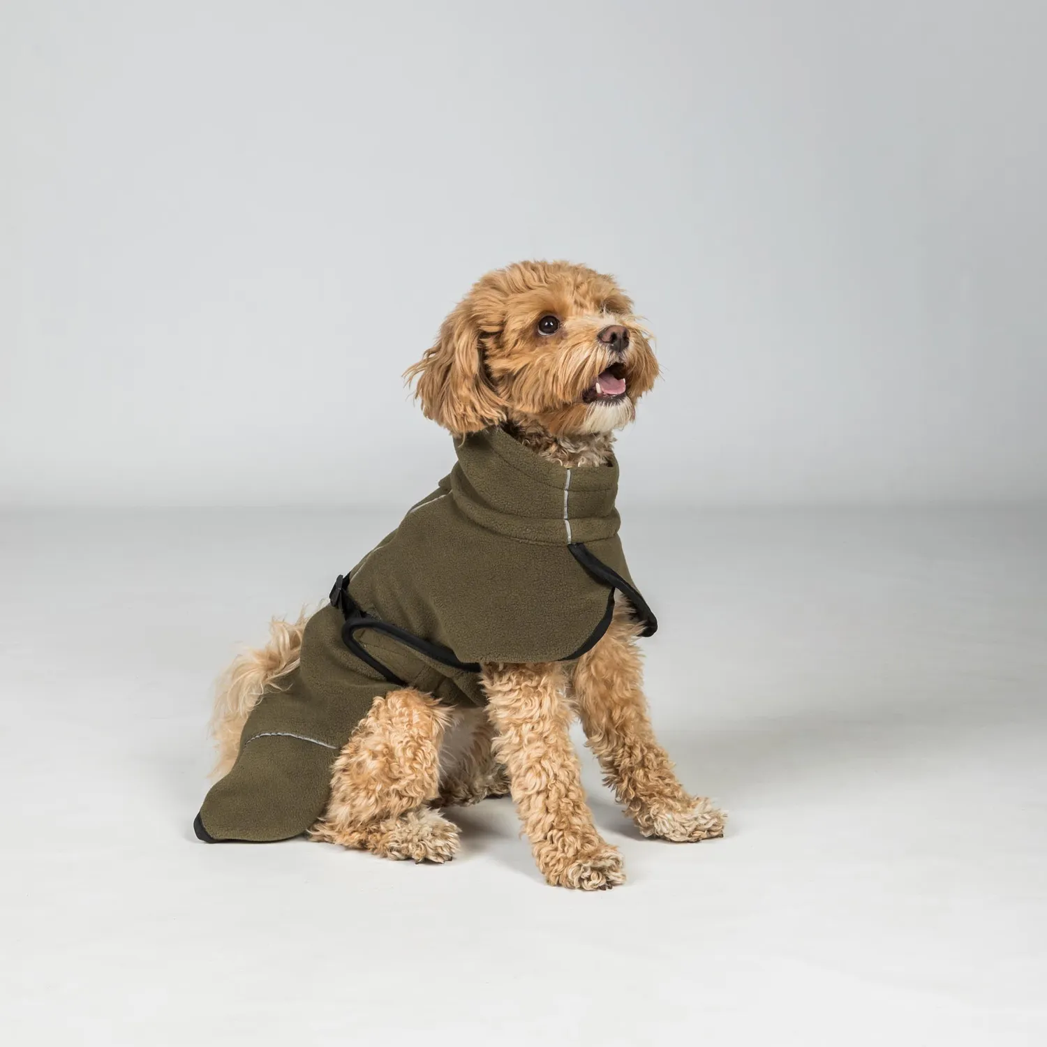 Back on Track Bay manteau polaire chien noir 50 queue haute