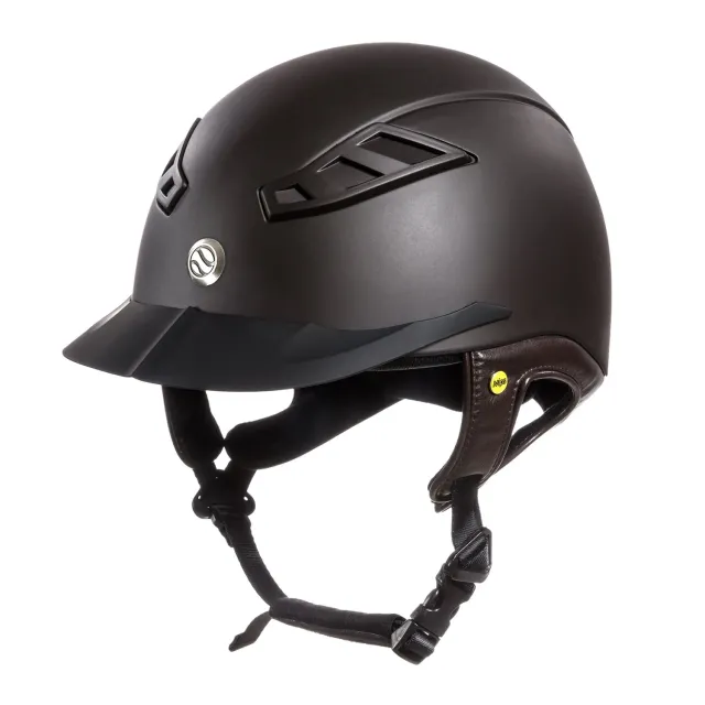 Back on Track EQ3 Lynx casque équitation marron Mips