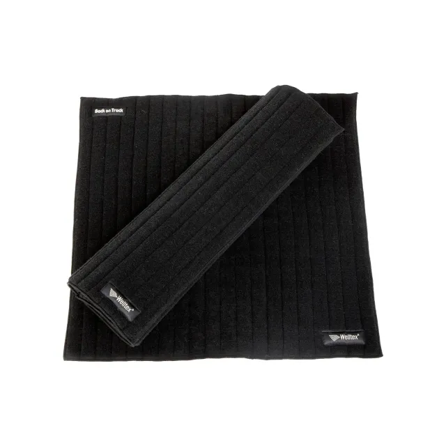 Back on Track Scandic PK Pads sous-bandes cheval noir 40x40 cm infrarouge
