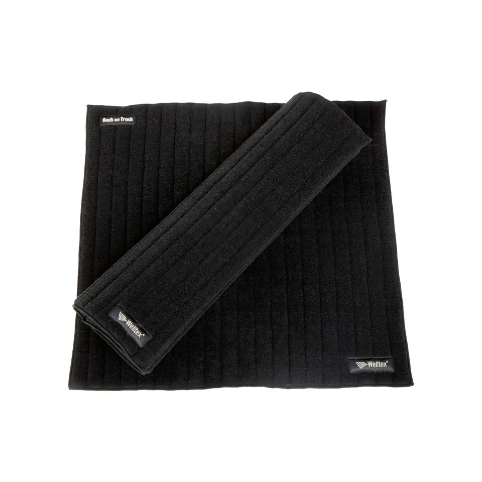 Back on Track Scandic PK Pads sous-bandes cheval noir 40x40 cm infrarouge