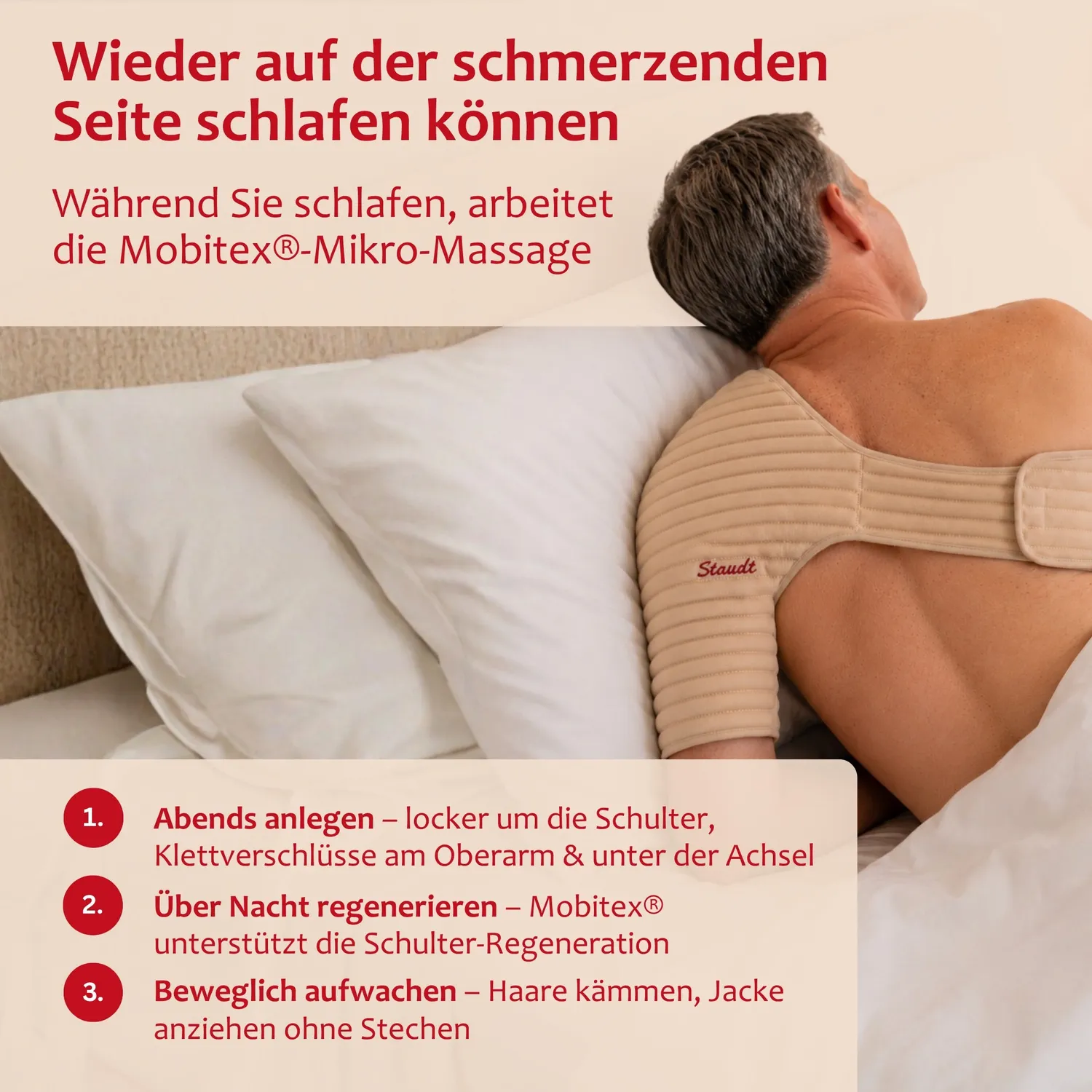 Staudt Schulter-Manschette manchette épaule