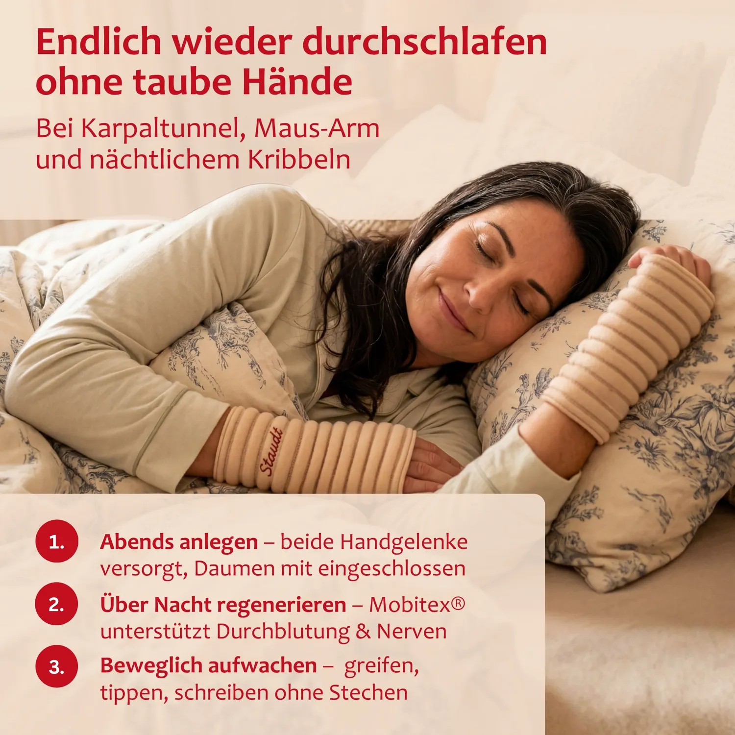Staudt Handgelenk-Manschetten manchette poignet