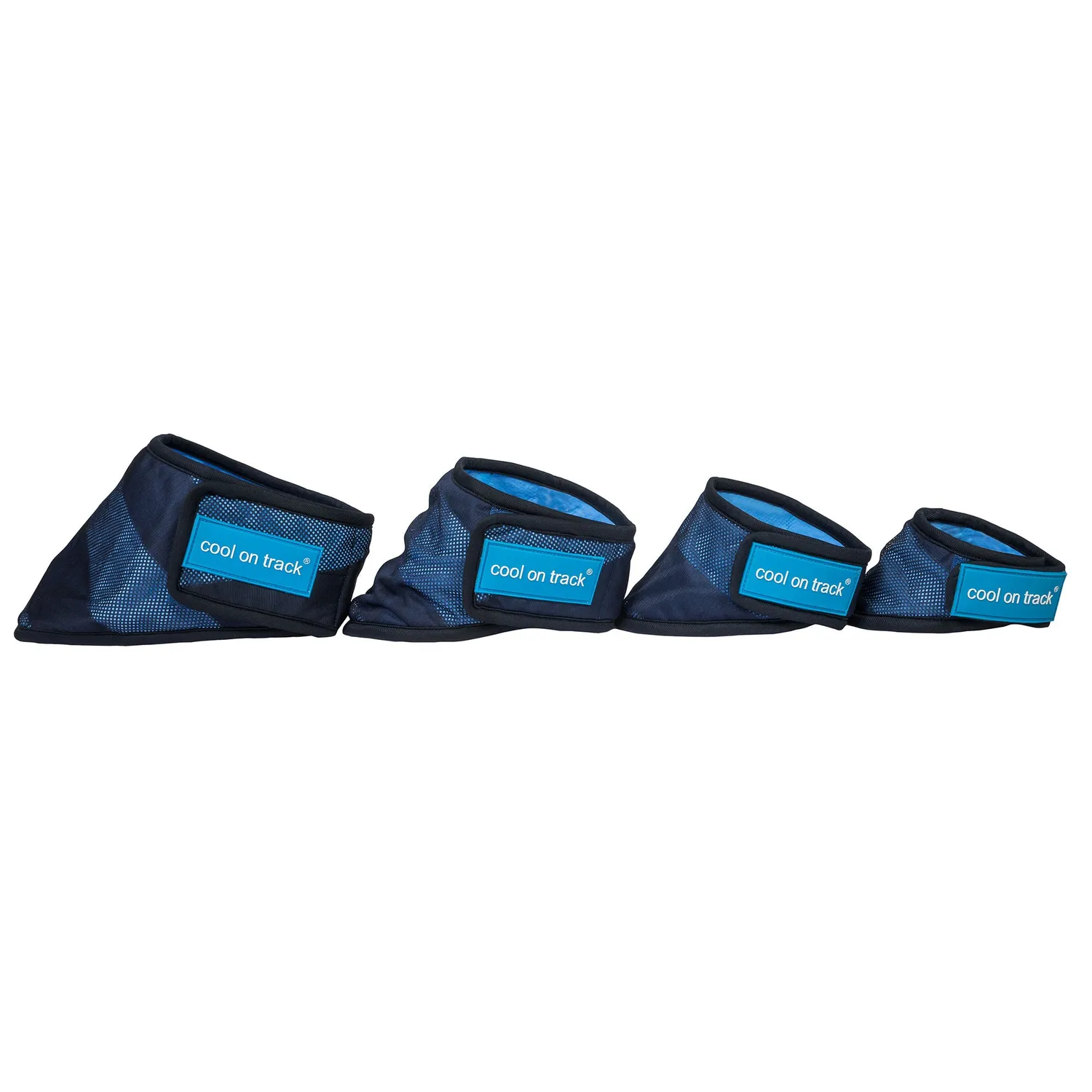 Back on Track Cool on Track bandana chien bleu M rafraîchissant