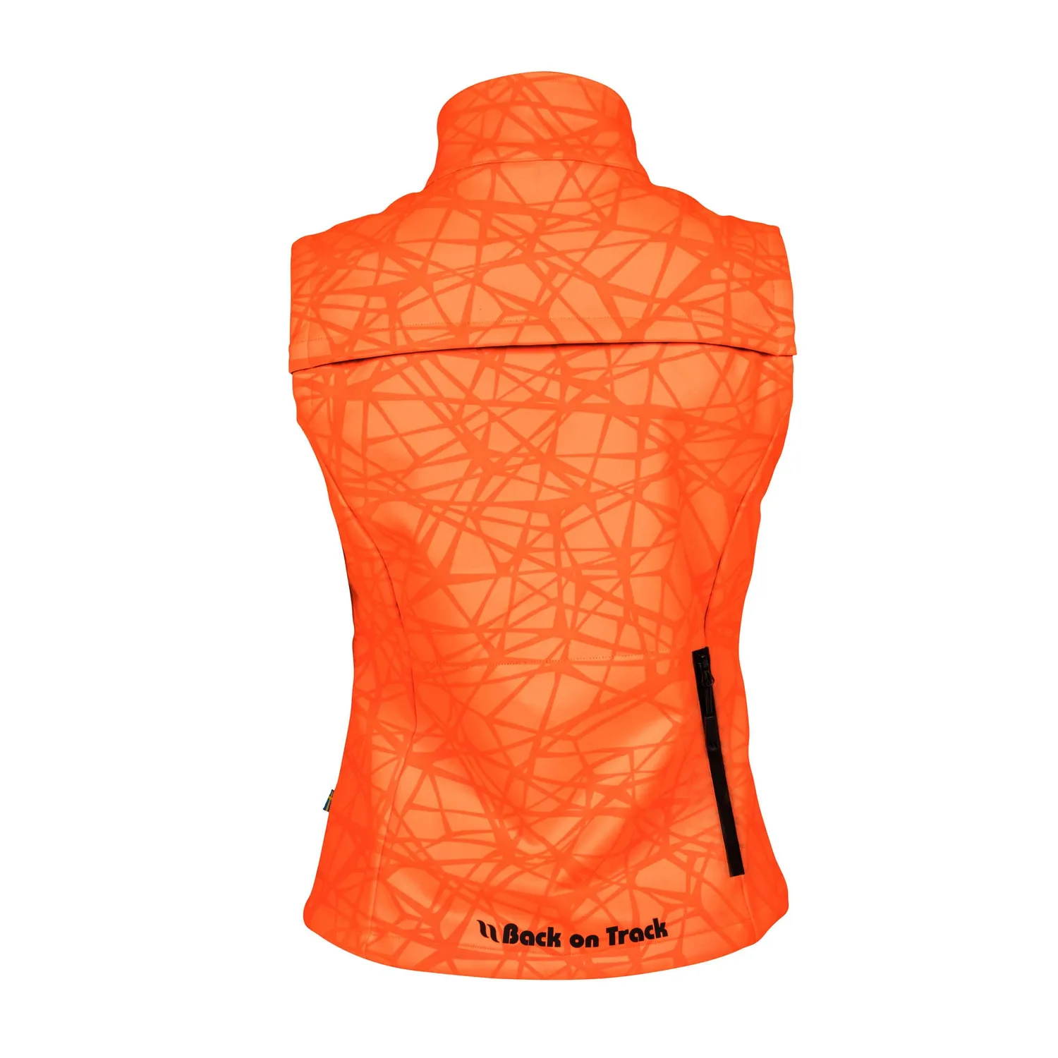 Back on Track Flash gilet femme orange M déperlant