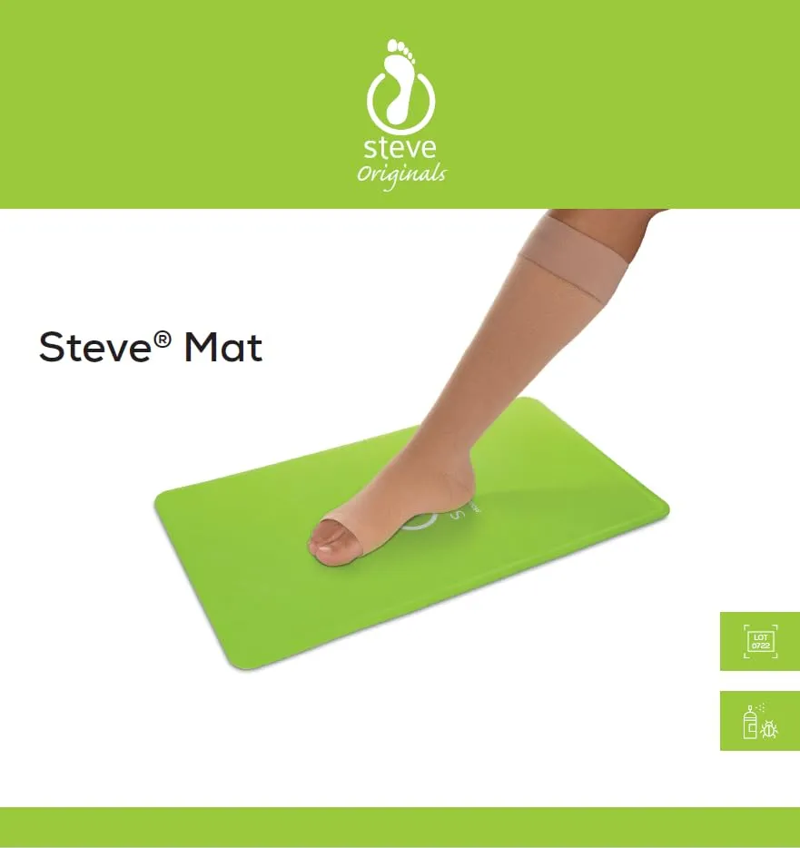 Steve tapis enfile-bas antidérapant position talon