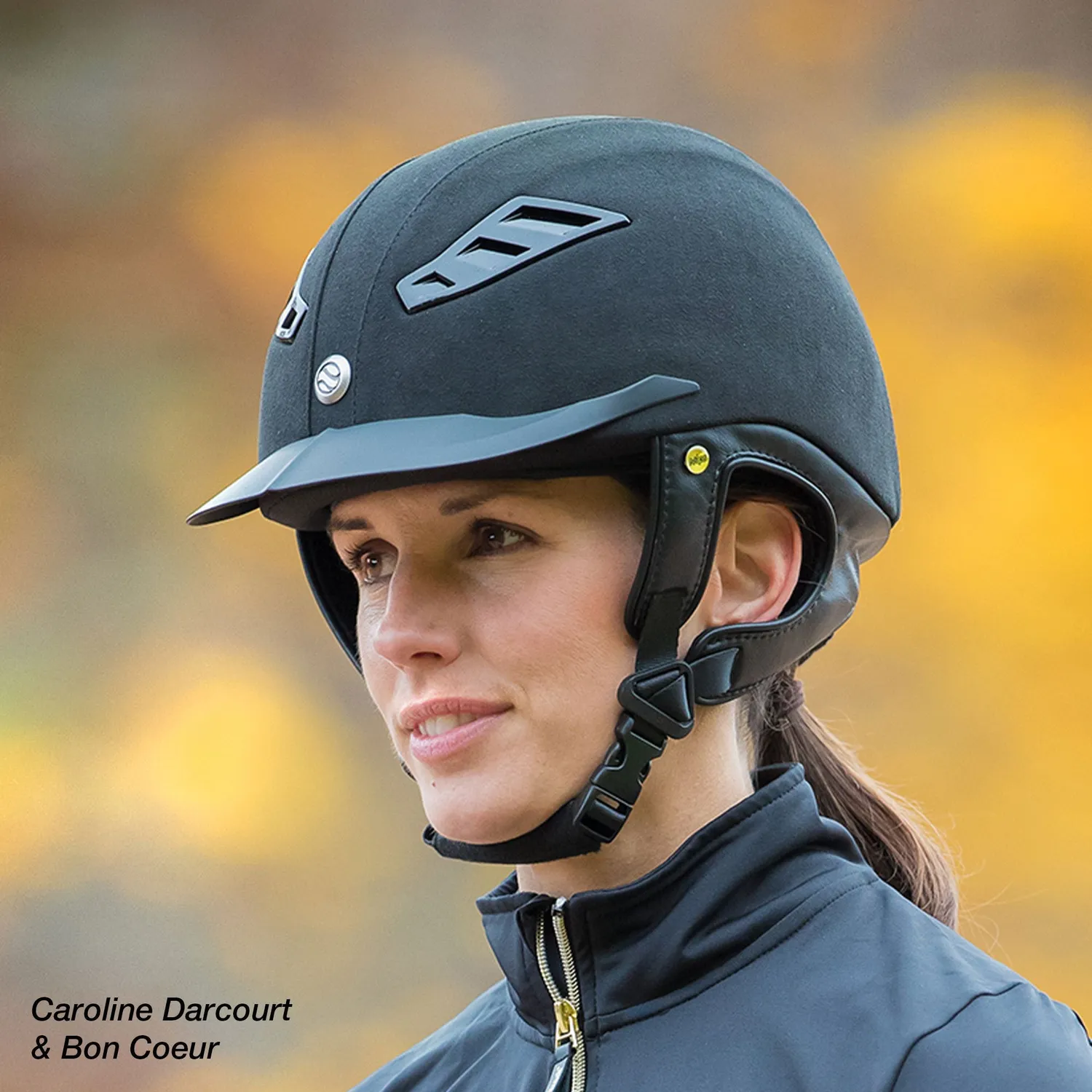 Back on Track EQ3 Lynx casque équitation noir L MIPS
