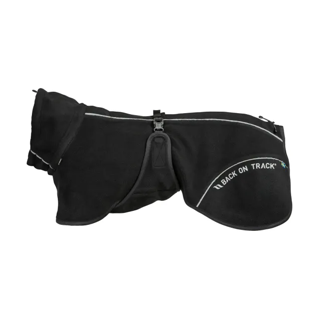 Back on Track Bay manteau polaire chien noir 50 queue haute