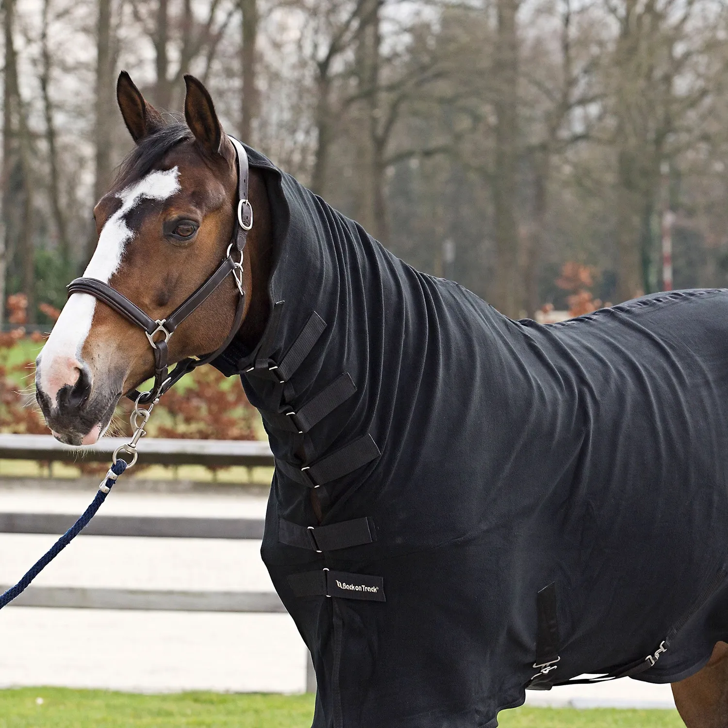 Back on Track Supreme couverture polaire cheval noir