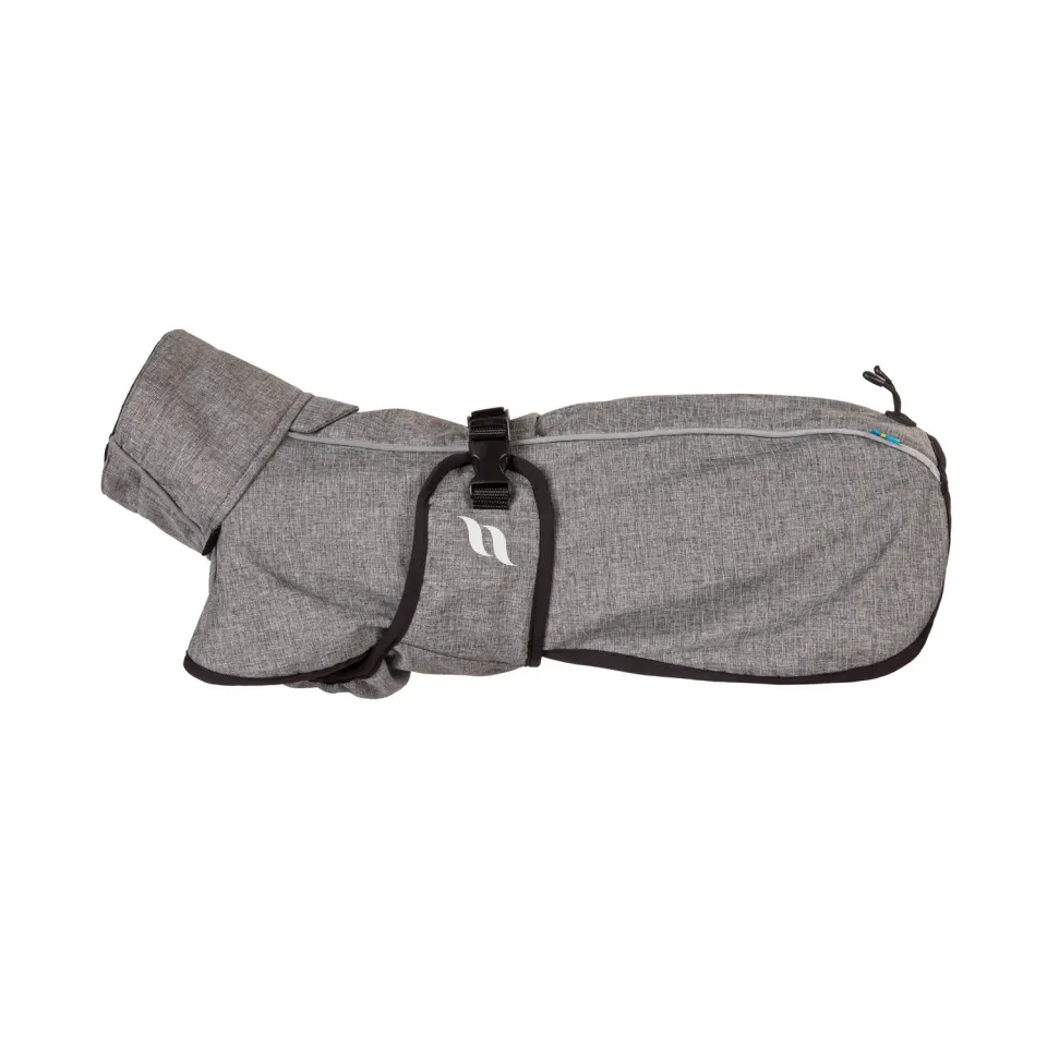 Back on Track Bark manteau chien noir réfléchissant softshell