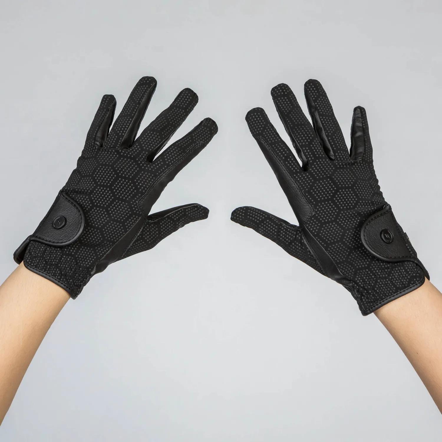 Back on Track Outline Grip gants équitation noir S grip