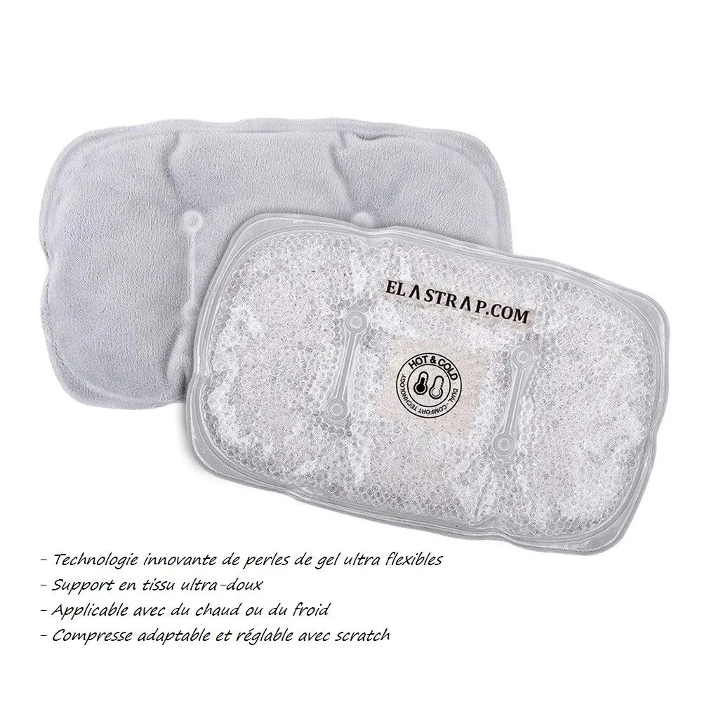 ELASTRAP Poche Gel Cuisse Mollet Chaud Froid 29x18cm