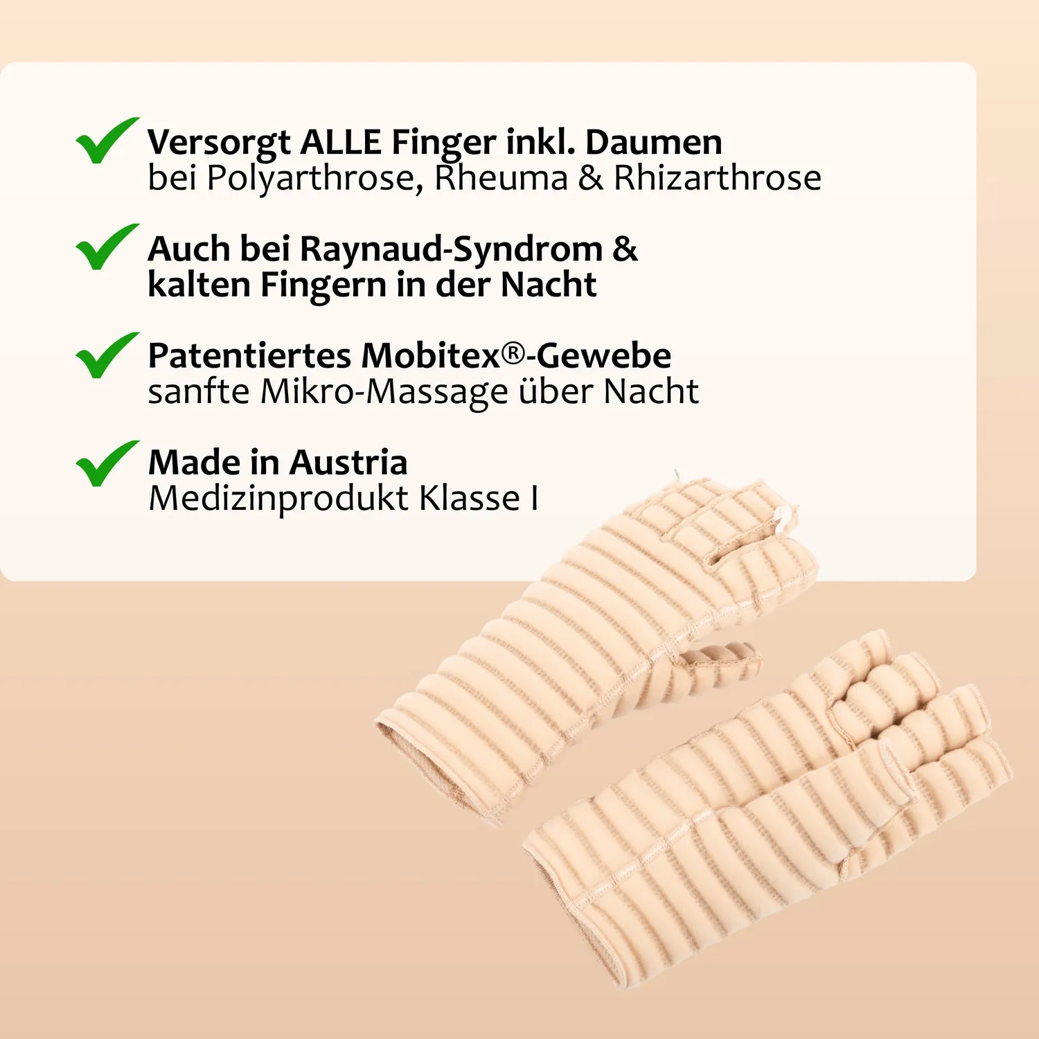 Staudt Handschuhe gants thérapie main taille S-XL