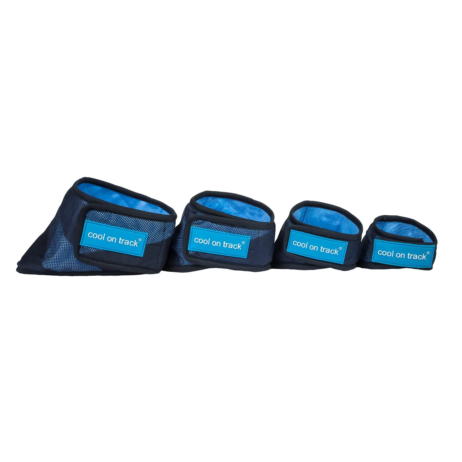 Back on Track Cool on Track bandana chien bleu M rafraîchissant