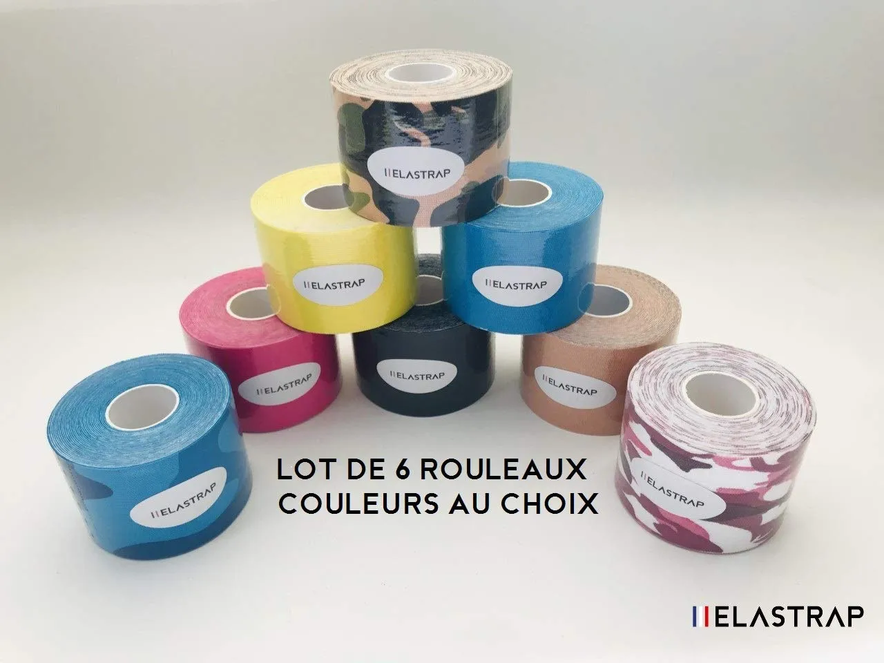 ELASTRAP Bande Taping Chevaux Équitation Lot x30 Couleurs au Choix